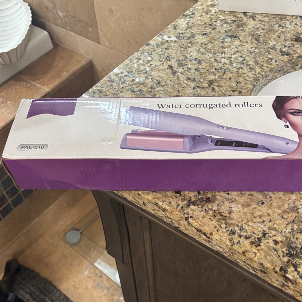 Purple Hair Styling Tool